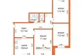 Apartamento 3 habitaciones 72 m² Borisov, Belarús