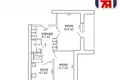 2 room apartment 55 m² Minsk, Belarus