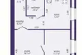 Wohnung 2 zimmer 42 m² Cyrvonaja Slabada, Belarus
