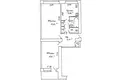 Квартира 2 комнаты 48 м² Минск, Беларусь