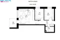 Mieszkanie 3 pokoi 55 m² Wilno, Litwa