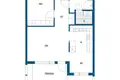 Квартира 2 комнаты 55 м² Vaasa sub region, Финляндия