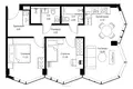 Appartement 2 chambres 58 m² Moscou, Russie