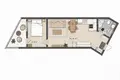Mieszkanie 1 pokój 41 m² Batumi, Gruzja