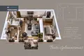 Mieszkanie 2 pokoi 77 m² Kłajpeda, Litwa