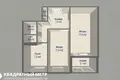 Квартира 2 комнаты 47 м² Минск, Беларусь