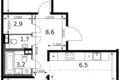Квартира 3 комнаты 68 м² Ленинский городской округ, Россия