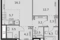 Mieszkanie 2 pokoi 55 m² Moskwa, Rosja