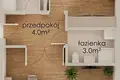 Appartement 2 chambres 45 m² Varsovie, Pologne