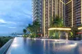 Complexe résidentiel New high-rise residence with swimming pools, waterfalls and jacuzzis, Pattaya, Thailand