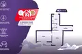Wohnung 2 zimmer 56 m² Soligorsk, Belarus