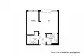 2 room apartment 27 m² Warsaw, Poland