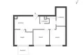 3 room apartment 69 m² in Warsaw, Poland