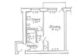1 room apartment 31 m² Minsk, Belarus
