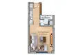 Studio 1 chambre 45 m² Trikomo, Chypre du Nord