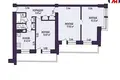 Квартира 3 комнаты 70 м² Минск, Беларусь