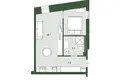 Wohnung 1 zimmer 39 m² Riga, Lettland