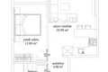 Квартира 2 комнаты 45 м² Аланья, Турция