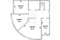 Квартира 3 комнаты 92 м² Мухавецкий сельский Совет, Беларусь