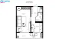Appartement 1 chambre 30 m² Vilnius, Lituanie