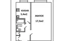 Apartamento 1 habitación 29 m² Brest, Belarús
