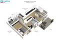 3 room apartment 62 m² Vilnius, Lithuania