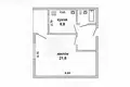 Apartamento 1 habitación 36 m² Brest, Belarús
