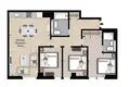 3 bedroom apartment 88 m² in London, United Kingdom