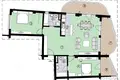Квартира 2 спальни 120 м² Община Будва, Черногория