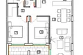 Apartamento 1 habitacion 66 m² Boreti, Montenegro
