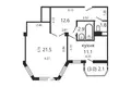 Mieszkanie 1 pokój 52 m² Mińsk, Białoruś