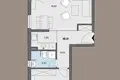 Квартира 1 спальня 48 м² Тиват, Черногория