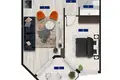 Appartement 2 chambres 57 m² Alanya, Turquie