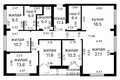 Apartment 6 bedrooms 135 m² Minsk, Belarus