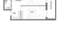 Квартира 1 комната 49 м² Калининград, Россия