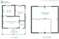 Maison 2 chambres 55 m² Dziescanski sielski Saviet, Bélarus