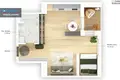 Wohnung 1 zimmer 41 m² Vilnius, Litauen