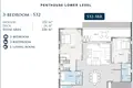2 bedroom penthouse 336 m² Choeng Thale, Thailand
