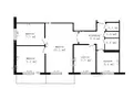 4 room apartment 58 m² Muchaviecki sielski Saviet, Belarus