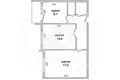 2 room apartment 52 m² Brest, Belarus