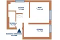 2 room apartment 43 m² Warsaw, Poland