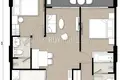 Mieszkanie 2 pokoi 65 m² Karon, Tajlandia