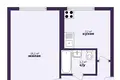 Apartamento 1 habitación 31 m² Minsk, Belarús