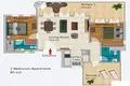 Appartement 2 chambres  en Koúklia, Chypre