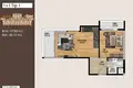 Mieszkanie 2 pokoi 58 m² Mezitli, Turcja