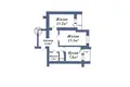 Wohnung 2 zimmer 59 m² Baranawitschy, Belarus