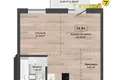2 room apartment 37 m² Kalodziscanski sielski Saviet, Belarus