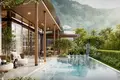 Complejo residencial New complex of villas with swimming pools and green areas close to bang Tao Beach, Phuket, Thailand