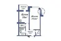 Wohnung 1 zimmer 47 m² Baranawitschy, Belarus