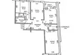 3 room apartment 76 m² Chaciezyna, Belarus
